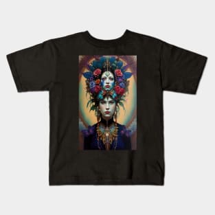 Exotic Magic Priestess of Voodoo and Witchcraft Kids T-Shirt